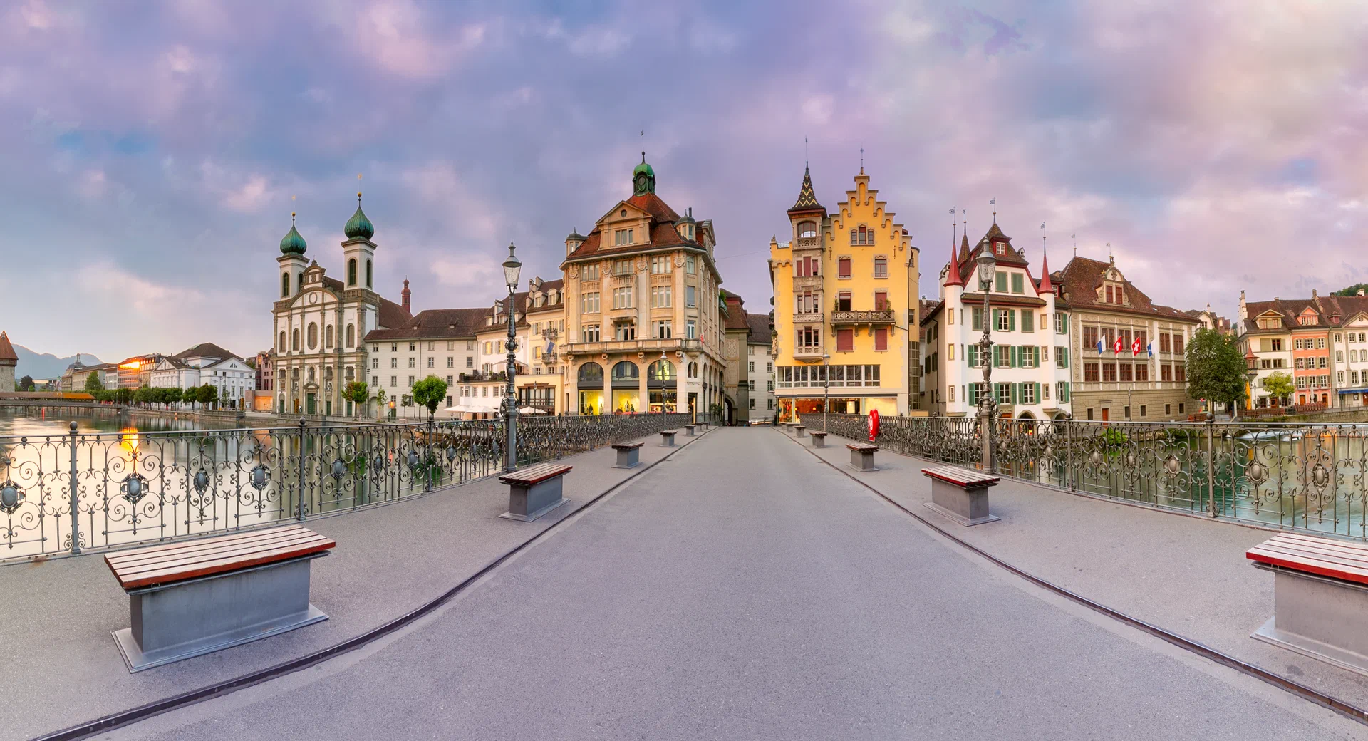 Luzern bei Sonnenaufgang - Schweizer Landschaft für Themenarbeit und Vertiefung | Demain